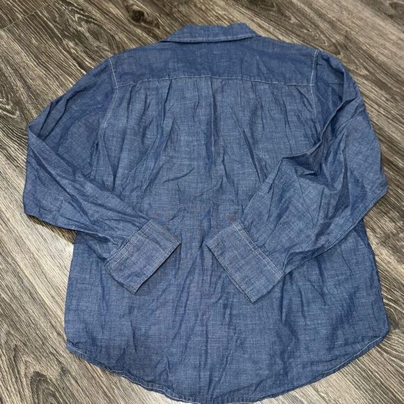 Wrangler Boys XL denim button up top - Picture 3 of 5